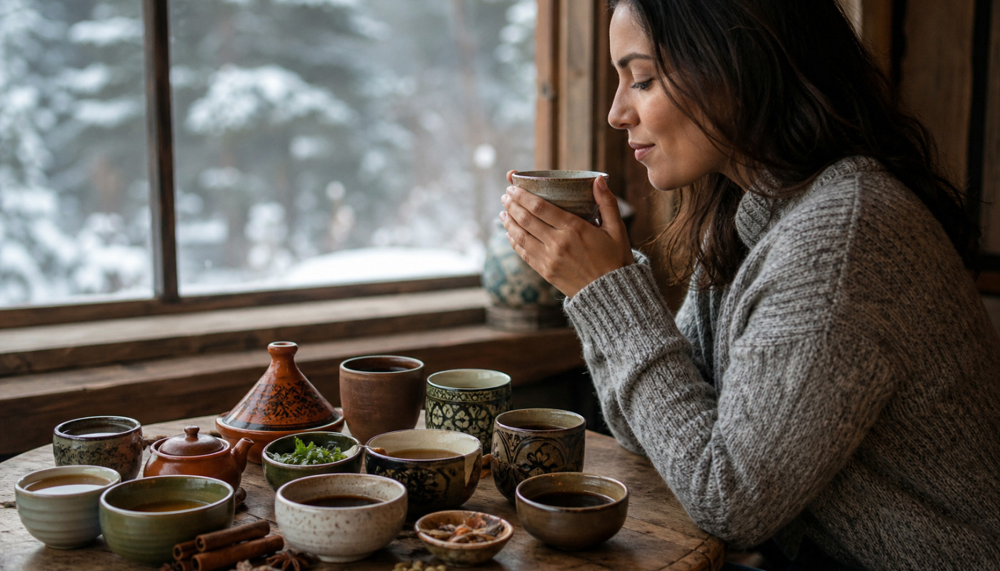 Boissons chaudes du monde : secrets pour accueillir l'hiver sans routine